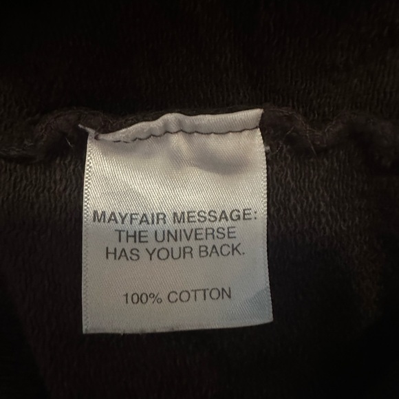 The Mayfair Group Athletic Club Crewneck Sweatshirt Brown One Size - Picture 4 of 5